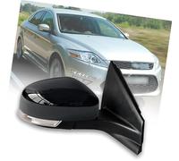 ZAPYVET Car Mirrors, for Ford, for Mondeo, for Mk4 2008 2009 2010 2011 2012 2013 Electrically Adjustable Foldable Turn Signals Heated Side Side View Mirror(BLACK 7 Wires Black Right Driver Side)