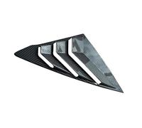 ZAPYVET Car Rear Side Window Louvers Air Vent Scoop Shades Cover Trim 11th Gen, for Civic, Sedan 2022 Carbon Fiber Style Car Louver Cover(Carbon Fiber Style)