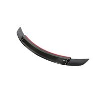 ZAPYVET Car Rear Wing Spoiler Lip, for Mercedes-Benz, for C Class W204 4 Door Sedan 2007-2013 Carbon Fiber Sticker-on Trunk Lip Car Rear Wing Lip Spoiler