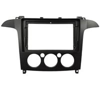 ZAPYVET Car Stereo Dash Kit Car Radio Frame Fascia Double Din Dashboard Install Panel Trim 9 Inch 2Din, for Ford, S, for Max 2006-2015(BLACK Frame A)