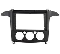 ZAPYVET Car Stereo Dash Kit Car Radio Frame, for Ford, S, for Max 2006-2015 9 Inch Fascia Adapter Dash Fitting Panel Fhcbutae(BLACK MANUAL AC)