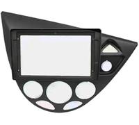 ZAPYVET Car Stereo Dash Kit Stereo Panel 9 Inch Car Frame Fascia Adapter Radio Dash Fitting Kit, for Ford, for Focus, for Mk1 1998 1999 2000 2001 2002 2003 2004 2005(BLACK Frame rhd)