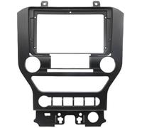 ZAPYVET Car Stereo Dash Kit Stereo Panel, for Ford, for Mustang 2015 2016 2017 2018 9 Inch Car Fascia Frame Adapter Canbus Box Radio Dashboard Fitting Kit Face Plate(BLACK End Fram)