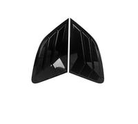 ZAPYVET Car Styling Rear Window Triangle Panel Trims Decoration Cover Shutters Frame Stickers, for, for Q3 Q5 Auto Exterior Accessories Car Louver Cover(D Black)