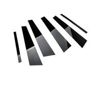 ZAPYVET Carbon Fiber Black Pillar Posts Window Door Trims Sticker Cover Kits Auto Styling, for, 3 Series F30/F31/F34/F35 2012-2018 Door Window Pillar Trim(BLACK Glossy Black)