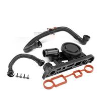 ZAPYVET Crankcase Vent Valve Breather Hose w Gasket Kit, for Volkswagen, for VW, for Passat, 2006, for Golf, R 2012-2013 amp, for A4 2005-2006 2008, A3, Quattro, 2.0L Crankcase Breather Valve