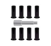 ZAPYVET Door Pin Guides & Bushing Removal Tool, for Jeep, Wrangler JK JL Stainless Steel Hinge Bolts Liners Car Door Hinge Conversion Kit(9 PCS)