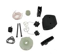 ZAPYVET Exhaust Muffler Bolt Gasket Pulley Fuel Oil Cap Kit, for Husqvarna, 137 137E 142 142E Chainsaw Replacement Parts Chainsaw Muffler Kit