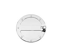 ZAPYVET Filler Fuel Door Cover Guard Oil Tank Cap Covers Decoration Sticker Trim ABS Car Accessories, for F150 2009-2014 264563333522 Fuel Tank Cap(Chrome)