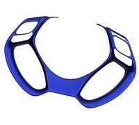 ZAPYVET for C-HR CHR C HR 2016 2017 2018 2019, Car Steering Wheel Sequins Sticker Trim Cover Interior Moulding Accessories Car Steering Wheel Trim Sticker(Black A Blue)