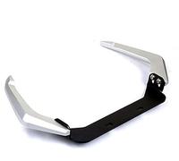 ZAPYVET For CFMOTO, 250NK NK250 NK300 250 NK 300 Motorcycle Accessories Tail Rear Seat Passenger Pillion Handle Grab Bars Armrest Shelves Motorcycle Rear Grab Bar(Silver)