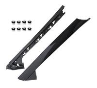 ZAPYVET For Ford, for Explorer, 2011-2019 1 Pair Left Right Windshield Set-Glass Side Pillar Molding Cover Winscreen Window Trim BB5Z7803136AB Windshield A Pillar Trim(Left outer inner)