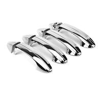 ZAPYVET For Ford, for Fiesta, 2009 2010 2011 2012 Auto Accessories 8 pcs Car Chromium Electroplating Door Handle Cover Trim Door Handle Trim Cover