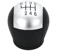 ZAPYVET for Ford, for Transit Mk7 6 Speed Gear Knob, Models 2006 2014 Designed Smooth Shifts and Daily Use in Van Applications Shifter Knob Part(Silver)