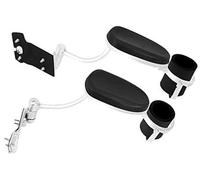 ZAPYVET, for Goldwing GL1800 1800 2001-2013 Motorcycle Adjustable Rear Passenger Armrests BlackChrome Kits Motorcycle Rear Grab Bar