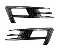 ZAPYVET, for Golf, 7 MK7 2014 2015 2016 2017 Front Bumper Fog Light Grilles Fog Lamp Eyebrow Cover Trim Carbon Fiber Fog Light Trim