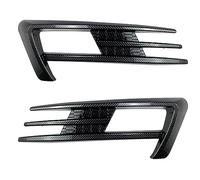 ZAPYVET, for Golf, 7 MK7 2014 2015 2016 2017 Front Bumper Fog Light Grilles Fog Lamp Eyebrow Cover Trim Carbon Fiber Pattern Fog Light Trim