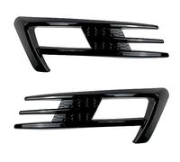 ZAPYVET , for Golf, 7 MK7 2014 2015 2016 2017 Front Bumper Fog Light Grilles Fog Lamp Eyebrow Cover Trim Bright Black Fog Light Trim