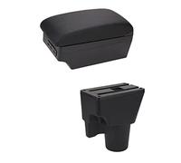 ZAPYVET For Kia, for Picanto Armrest Box Centre Console Storage Box With USB Interior Car Styling Accessory Car Armrest(BLACK E1 Black Line)