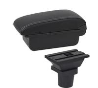 ZAPYVET For Kia, for Picanto Car Armrest Box Center Console Central Storage Box Interior Accessories Car Accessories Car Armrest(BLACK A3 White Line No Usb)