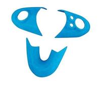 ZAPYVET for MINI, Cooper F Series F54 F55 F56 F57 F60, Suede Wrap Interior Parts Car Steering Wheel Panel Strip Cover Trim Sticker Car Steering Wheel Trim Sticker(Sky Blue)