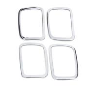 ZAPYVET for Outlander 2014-2019 Chrome Inner Door Handle Catch Cover Bowl Cup Trim Decoration Car Styling Car Door Handle Trim