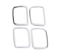 ZAPYVET for Outlander 2014-2019 Chrome Inner Door Handle Catch Cover Bowl Cup Trim Decoration Car Styling Car Door Handle Trim
