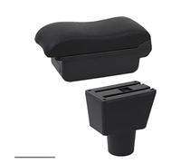 ZAPYVET For Splash Car Armrest Box Double Layer With USB Center Console Storage Box Decoration Interior Car Armrest(BLACK A1 No USB)