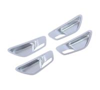 ZAPYVET for Tucson, for NX4 2021 2022 Car Inner Door Handle Bowl Cover Trim Frame Decor Sticker Accessories, Chrome Silver Car Door Handle Trim
