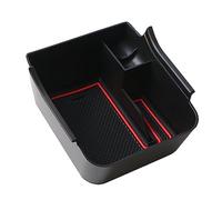 ZAPYVET For VW, for POLO, MK6 2018-2020 Car Central Armrest Storage Box Holder Center Console Organizer Tidying Centre Console Storage Box(Red)