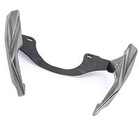 ZAPYVET, for ZONGSHEN CYCLONE, ZS400 RE3 ZS 400 Motorcycle Tail Handrail CNC Aluminium Rear Armrest Rear Seat Bracket Tail Wing Handle Motorcycle Rear Grab Bar(BLACK D)