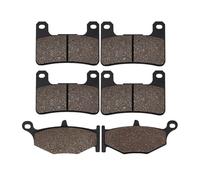ZAPYVET Front And Rear Brake Pads GSXR750 GSXR600 2006-2010 GSXR1000 GSXR 1000 2007-2010 GSX1300R, for HAYABUSA, 1300 2008-2012 Motorcycle Brake Pads(Front and Rear)