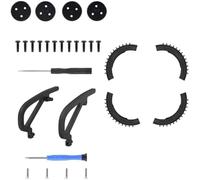 ZAPYVET Gimbal Bumper Guard + Drone Propeller Ring + Motor Covers, for DJI, 2, Lens Protect Bar, Aluminum Alloy Accessories, for FPV (Red) Drone Propeller Guard(Black)