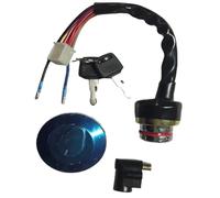 ZAPYVET Ignition Barrel, for AX100, Electirc Power Door Round Fuel Tank Directional 3 Lock Sets Motorcycle Switch Car Door Lock Actuator Unit