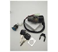 ZAPYVET Ignition Barrel, for CF150 CH125 Spacy 1984-1996 Motorcycle 4 Line Switch, for Seat, Lock Electric Door Locks Car Door Lock Actuator Unit(BLACK Ignition Set)