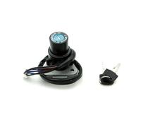 ZAPYVET Ignition Barrel, for KLR 650 1987-2007, for Klr650 Motorcycle Switch Lock With Key Set Electric Door Locks 6 Wires Car Door Lock Actuator Unit(BLACK 1x Ignition Switch)