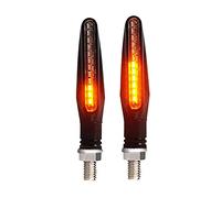 ZAPYVET LIGHT Turn Signals Light for Motorcycle 335SMD Flash Lighting Flowing Blinker IP68 Bendable Motorcycle Stop Signal Light Motorcycle Turn Signal Light(2PCS Yellow)