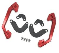 ZAPYVET Motorcycle CNC Aluminum Rear Grab Bars Seat Pillion Passenger Rail Handle Armrest, CB650R CBR650R CB CBR 650R 2019-2020 Motorcycle Rear Grab Bar(Red)