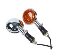ZAPYVET Motorcycle Front Orange Lens Turn Signal Flashers Fit, For YAMAHA, Virago XV250 250 2006 V-MAX1200 V-star XVS400 XVS650 XVS1100 Motorcycle Turn Signal Light(1 Pair Orange)