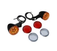 ZAPYVET Motorcycle Front Turn Signal Amber Lights, For Harley, XL48 XL1200X 2016-2021 Motorcycle Turn Signal Light(Black)