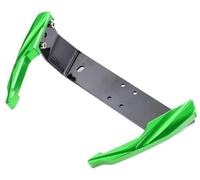 ZAPYVET Motorcycle Rear Passenger Handle CNC Aluminium Tail Handrail Rear Rail Armrest Grab Bar, for TNT125 BJ125-3E TNT 125 Motorcycle Rear Grab Bar(3D green)