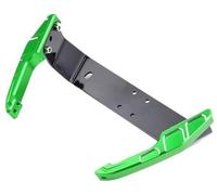ZAPYVET Motorcycle Rear Passenger Handle CNC Aluminium Tail Handrail Rear Rail Armrest Grab Bar, for TNT125 BJ125-3E TNT 125 Motorcycle Rear Grab Bar(Double color green)