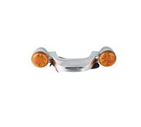 ZAPYVET Motorcycle Rear Turn Signal Brake Light Bar, For Harley, Street Glide Road Glide 2010-2019 Motorcycle Turn Signal Light(Chrome Orange)