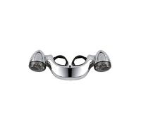 ZAPYVET Motorcycle Rear Turn Signal Brake Light Bar, For Harley, Street Glide Road Glide 2010-2019 Motorcycle Turn Signal Light(Chrome Smoked)