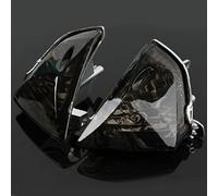 ZAPYVET Motorcycle Rear Turn Signal Indicator Lens, For SUZUKI, GSXR 600 750 2006-2007 GSXR1000 2005-2006 K5 Motorcycle Turn Signal Light(Black)