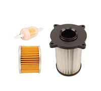 ZAPYVET Motorcycle Replacement Oil Grid Filters Motorbike Oil Filter Air Filter Bandit 400 75A/77A Bandit 250 72A/73A/74A Motorcycle Air Filter(A set)