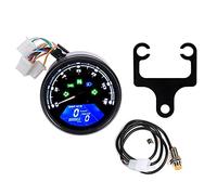 ZAPYVET Motorcycle Speedometer Night Vision Dial Odometer LIGHT Multifunction Digital Indicator Tachometer Fuel Meter Instrument Oil Gauge Motorcycle Digital Speedometer Display(03)