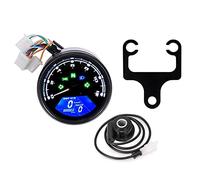 ZAPYVET Motorcycle Speedometer Night Vision Dial Odometer LIGHT Multifunction Digital Indicator Tachometer Fuel Meter Instrument Oil Gauge Motorcycle Digital Speedometer Display(04)