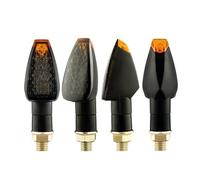 ZAPYVET Motorcycle Turn Signals Approved E50 Mark Turn Signal Light 14LED Turn Signal Indicator Amber Light Blinker 12V 24V M10 E Mark Motorcycle Turn Signal Light(E50 4PCS)