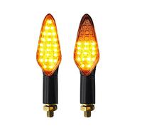 ZAPYVET Motorcycle Turn Signals Light E4 Mark Flasher Built Relay Signal Indicator Motorcycle Front Turn Signal Light(2PCS)